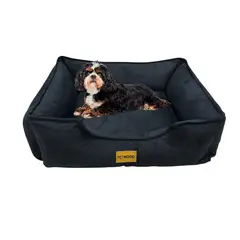 PET MOOD - Cama para Mascotas Antialérgica T-M Color Negro
