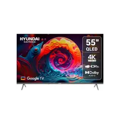 HYUNDAI - Televisor 55 QLED 4K HYLED5529QG Google tv