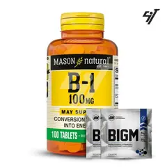 Mason Natural - Vitamina Mason B1 100 Mg 100 Tab