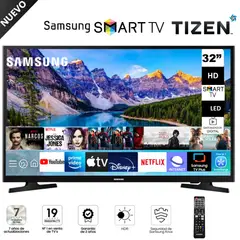 SAMSUNG - Televisor 32'' TIZEN OS HD Smart TV LED - UN32H5000F