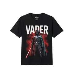 STAR WARS - POLO OVERSIZE MC HOMBRE NEGRO