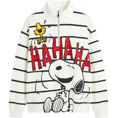 SNOOPY - POLERA MUJER MARFIL