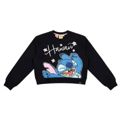 LILO & STITCH - POLERA MUJER NEGRO