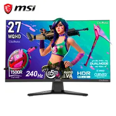 Msi - Monitor Gamer MAG 275CQDF X24 27 QHD 240Hz 400Hz Dual Mode 0.5ms FreeSync Premium