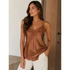 Ama Outfitters - BLUSON LENCERO DE SEDA