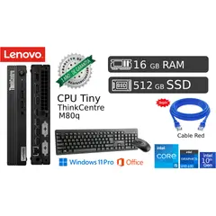 LENOVO - CPU mini DESKTOP M80q Ci5 10500T 16 ram ssd 512 REACCONDICIONADA 1 AÑO DE GARANTÍA