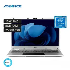 ADVANCE - Laptop NV9855 Intel Celeron N4020 8GB RAM 256GB SSD 15.6 FHD IPS W10