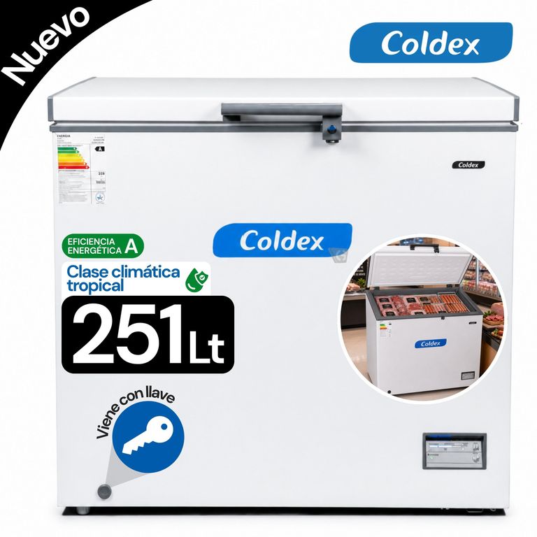 Congeladora 251LT CH10PLUS Blanco