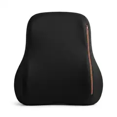 OEM - Cojín Lumbar Memory Foam De Auto Universal Negro