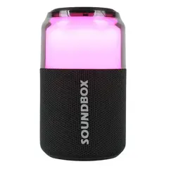 DECIBEL - Parlante bt Soundbox Essential 5W luces 6h negro