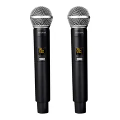 DECIBEL - Micrófono inalám FS-204B VHF receptor base X2 mic