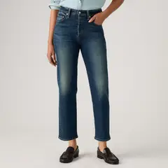 LEVIS - Jeans Mujer Ribcage Straight Ankle Azul