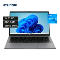 HYUNDAI - Laptop Hybook HT14CC4S02 Celeron N4020, 8GB RAM, 256GB eMMC, 14.1″ HD, Windows10