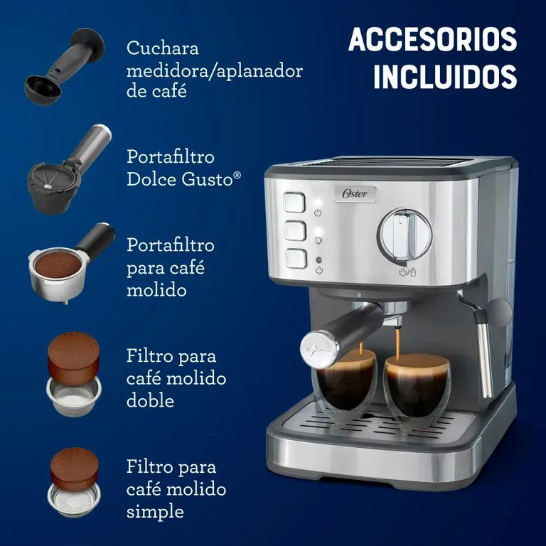 Cafetera Espresso Compacta BVSTEM5502-053 15 Bar