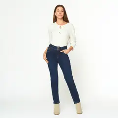 MENTHA & CHOCOLATE - Jean Push In Push Up Mujer