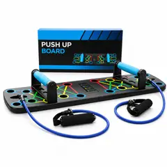 OEM - Tablero Push Up Board Completo Planchas Flexiones Con Ligas