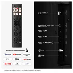 Hisense - Televisor smart 55 4K UHD Hi QLED Vidaa 55QD5SV