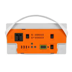 OEM - Sistema de Energía Portátil Bossney 300W 12V 100Ah con Inversor Onda Pura Compatible con Panel Solar