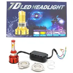 JET - Foco LED H4 para Moto 36W +luz diurna Potente