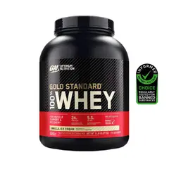 Optimum Nutrition - Proteína Gold Standard 100% Whey 5 LB - Cookies