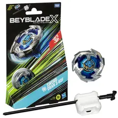 Hasbro - BEYBLADE X Lanzador Sword Dran Attack 3-60F