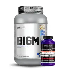 UNIVERSAL NUTRITION - Pack Proteína Bigm Universe Nutrition 2 kg Vainilla + Creatina Ultimate Nutrition 300gr