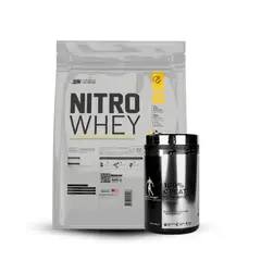 UNIVERSAL NUTRITION - Pack Proteína Nitro Whey Universe Nutrition 5 kg Cookies + Creatina Kevin Levrone 500gr
