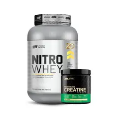 UNIVERSAL NUTRITION - Pack Proteína Nitro Whey Universe Nutrition 1.1 kg Vainilla + Creatina Optimum Nutrition 300gr