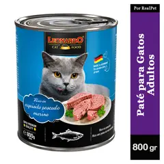 CAT FOOD LEONARDO - Paté para Gato Leonardo Quality Selection Pescado 800 gr