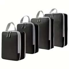 VATYERTY - Cubos de compresión para organizar el equipaje de viaje Negro