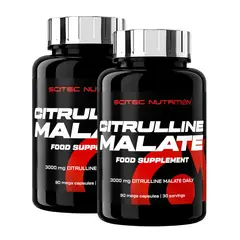 SCITEC NUTRITION - PACK X 02 - Citrulline Malate / Citrulina Malato 3000 MG - 90 Cápsulas