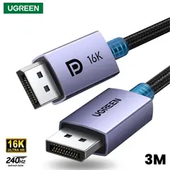 UGREEN - Cable HDMI Cable DisplayPort 2.1 16K 8K 240Hz Trenzado 3m DP118