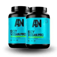 ADN - Pack x2 Proteína Soy Vegan Pro 1.5 kg Vainilla
