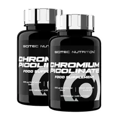 SCITEC NUTRITION - PACK X 02 - Chromium Picolinate 200 mcg / Picolinato de Cromo - 100 Tabletas