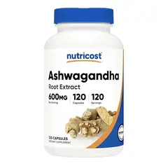 Nutricost - Ashwagandha 600 mg - 120 cápsulas