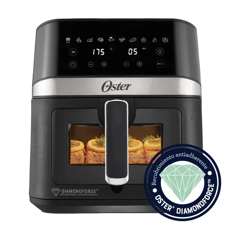 Freidora de aire 6L CKSTAF60WDDF con visor y luz interna