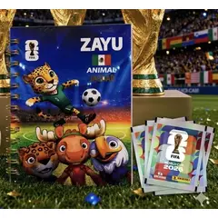 GENERICO - 3 Sobres De Figuritas Panini + Cuaderno Mundial 2026 Figuras