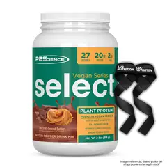 TMX - Select Vegan Protein PESCIENCE 2 LB - Chocolate Peanut Butter + Straps