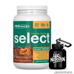 TMX - Select Vegan Protein PESCIENCE 2 LB - Chocolate Peanut Butter + Portaproteina