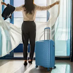 SAMSONITE - Maleta Rígida Bon-X Mediana Breeze Blue