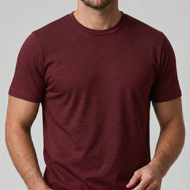 Polo Básico Hombre Algodón Regular Fit Rojo Vino