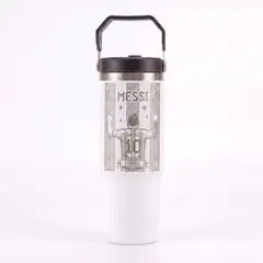 LITTLE BRU ACCESORIOS EXCLUSIVOS - Termo Tomatodo Messi Personalizado 900ML Blanco