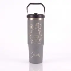 LITTLE BRU ACCESORIOS EXCLUSIVOS - Termo Tomatodo CR7 Personalizable 900ML Gris