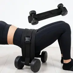 NEO DIGITAL - Cinturón de Empuje de Cadera para deporte entrenador de glúteos BSP01 Negro