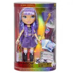 RAINBOW HIGH - Muñeca Slime Fashion - Amethyst Rae 35 Cm
