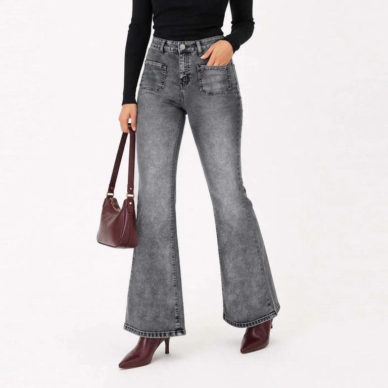 JEAN FLARE PARA MUJER COTTONS JEANS PRIA PETITE