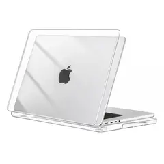 GENERICO - Funda Case para MacBook Pro 16 M4 M3 M2 M1 - TRANSPARENTE
