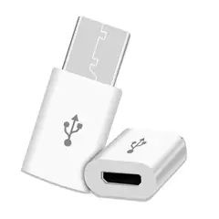 GENERICO - ADAPTADOR CONECTOR MICRO TIPO C MACHO A USB V8 HEMBRA