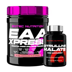 SCITEC NUTRITION - EAA XPRESS 400 G Pink Lemonade + Citrulina Malato 3000 mg 90 Cap