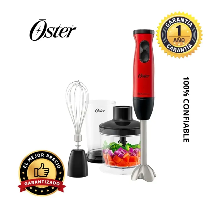Batidora de Inmersión FPSTHB460A 400W Cuchilla QuadBlade - Rojo